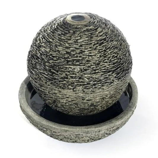 Outdoor Resin Stone Sphere Water Fountain With Pump For Patio