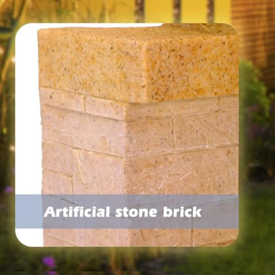 4-Tier Outdoor Water Fountain With Cascading Falls And LED Lights
