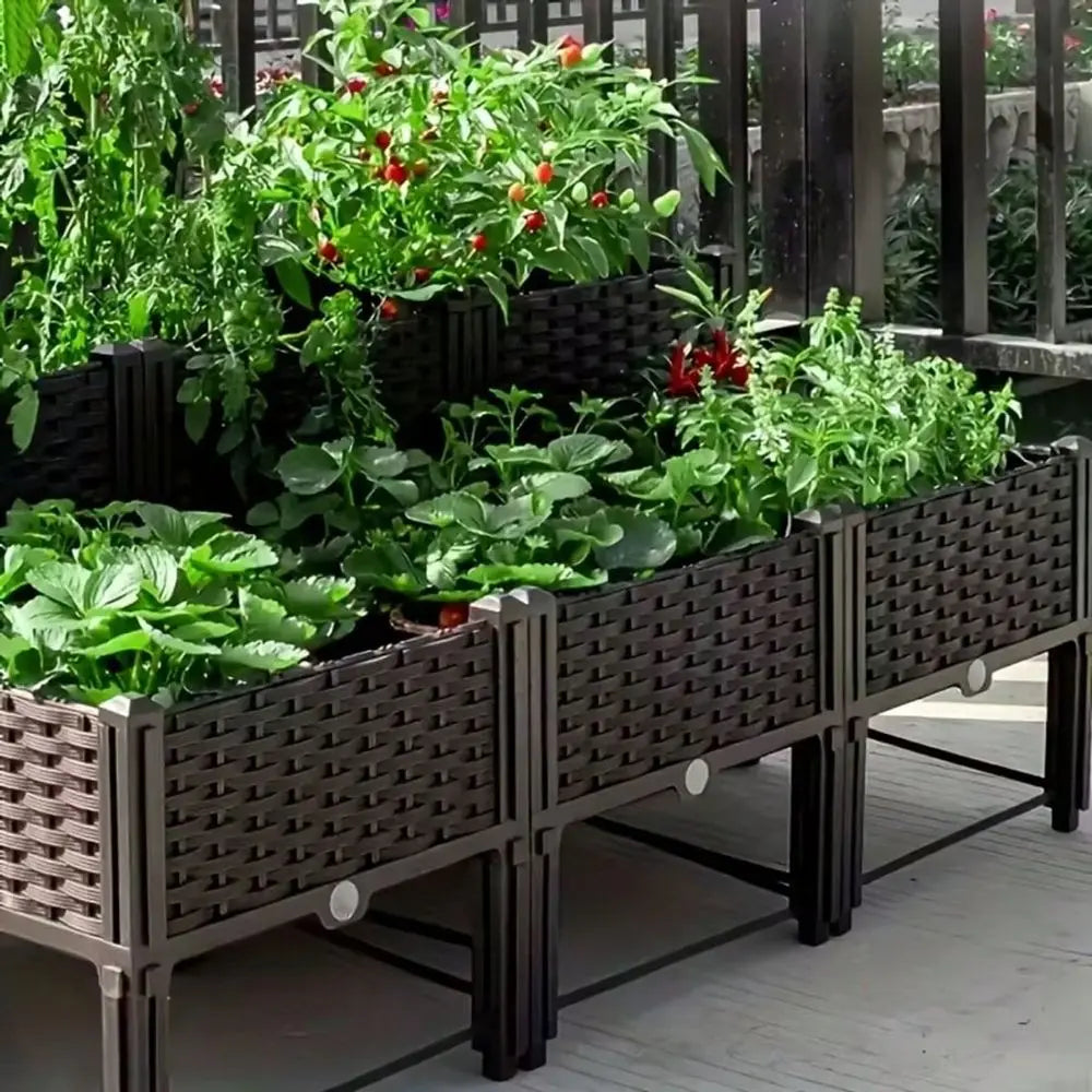 Modular Raised Garden Bed With Legs For Small Spaces Planter