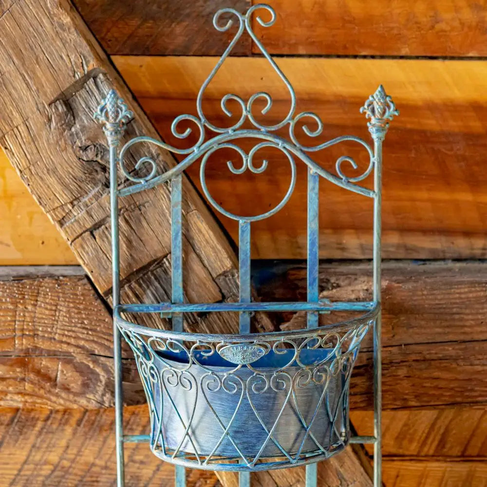 Set Of 2 Dual Wall Planters With Removable Baskets