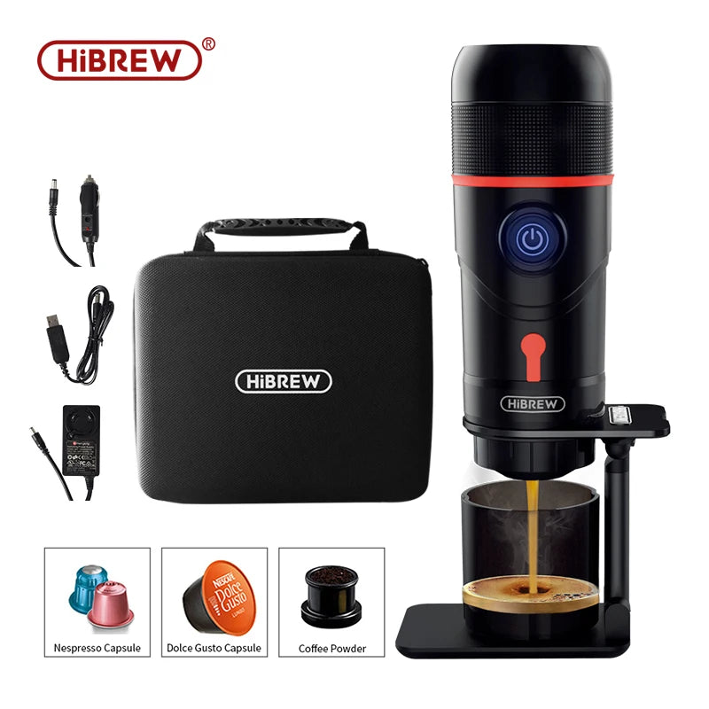 HiBREW Portable Espresso Maker For Car And Home 12V