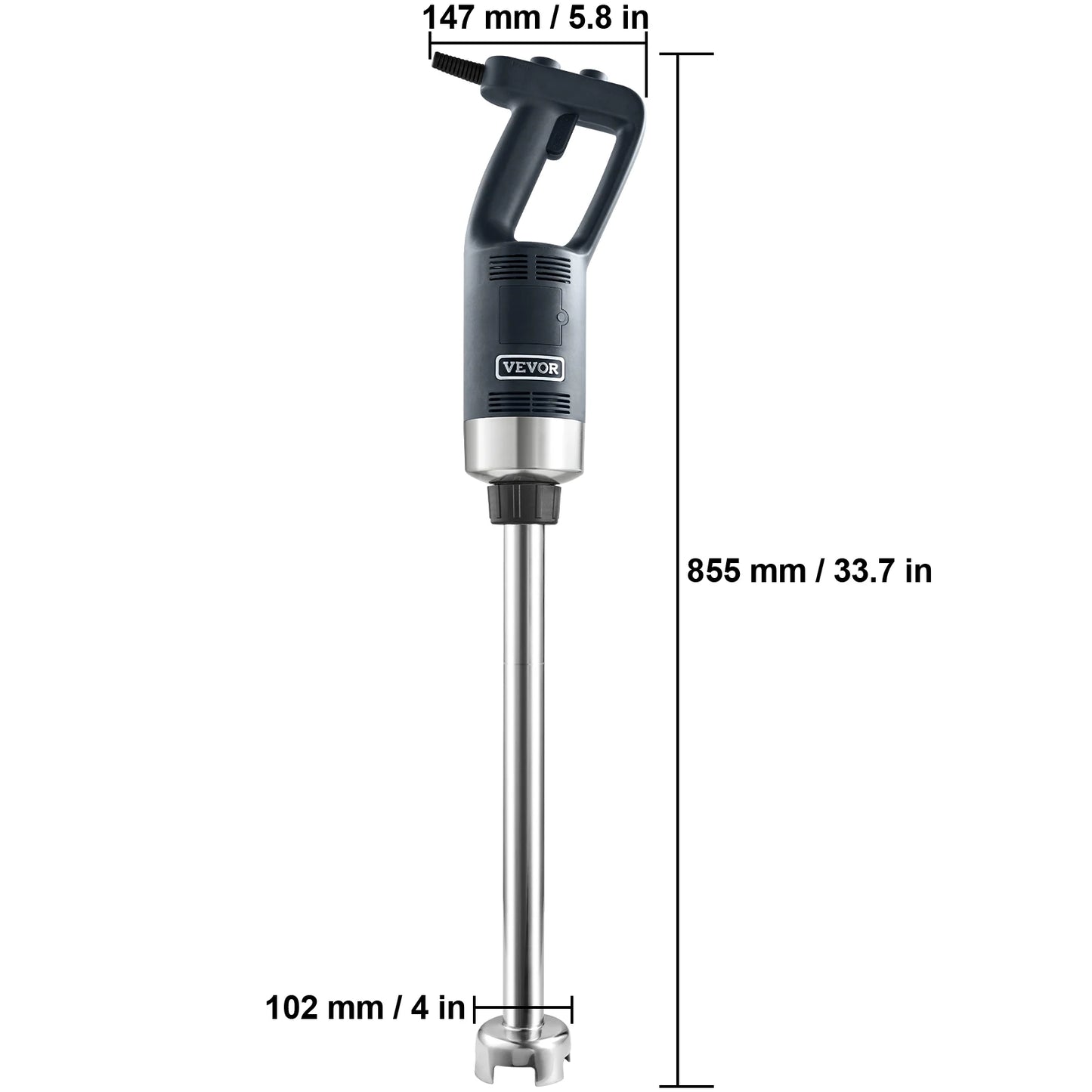 SucceBuy 500W Commercial Immersion Blender Stainless Steel