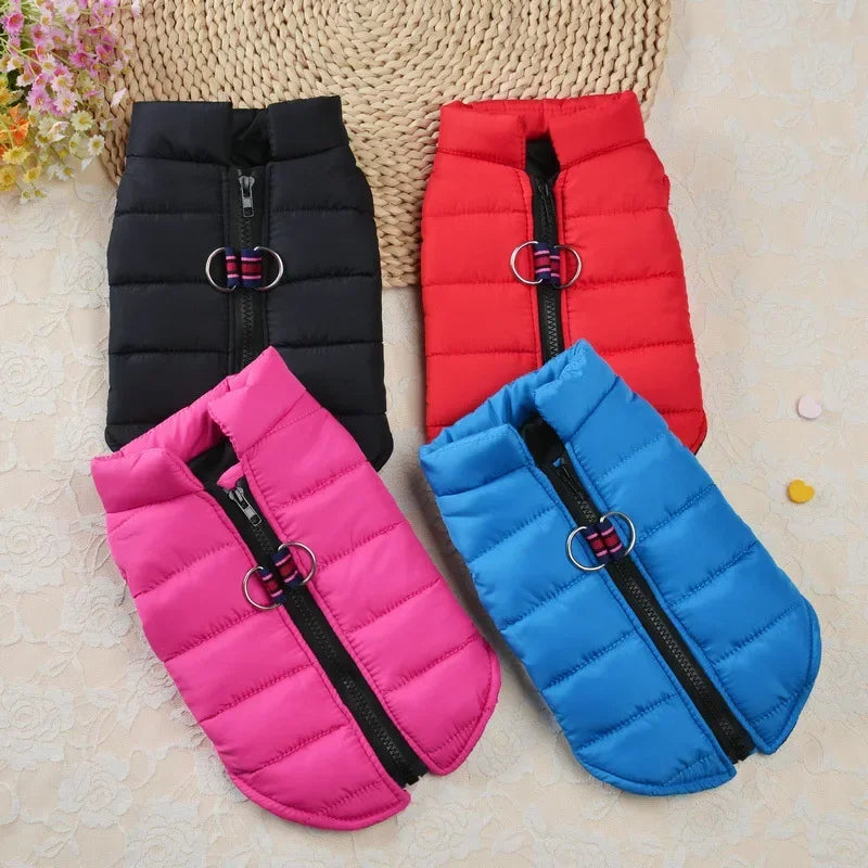 Winter Warm Pet Coat For Small Dogs Windproof Padded Jacket