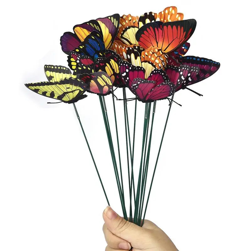 Butterfly Garden Stakes Decor For Outdoor Yard And Planters
