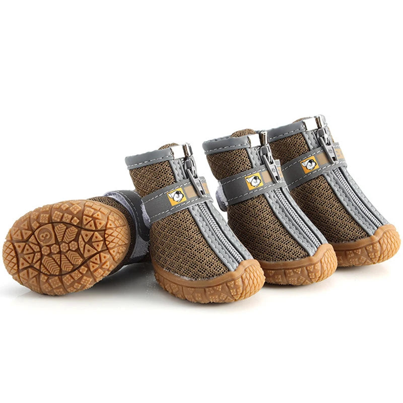 Dog Shoes Non Slip Breathable Plush Protection Paw Boots