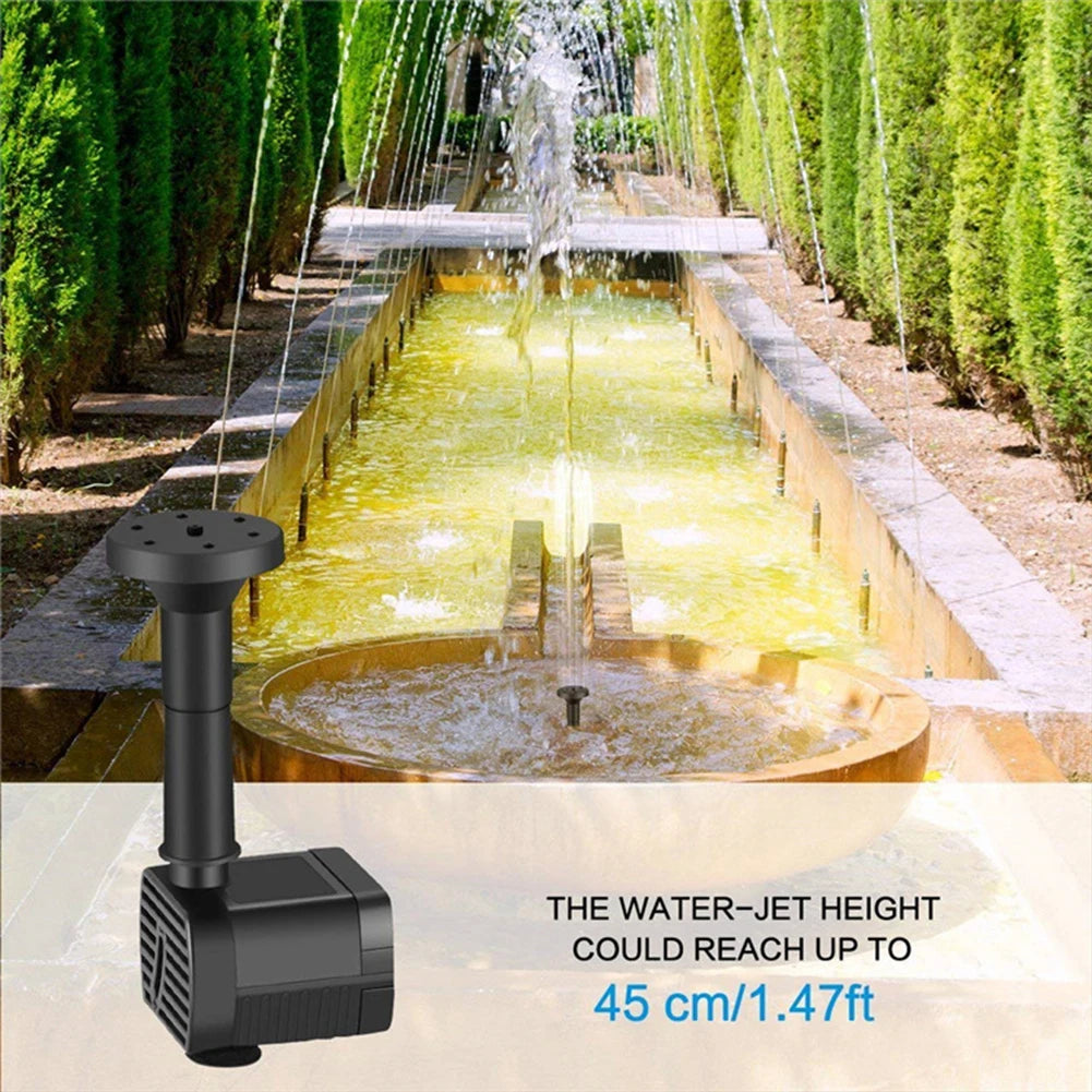 Alloet Solar Fountain Pump Kit for Ponds and Bird Baths