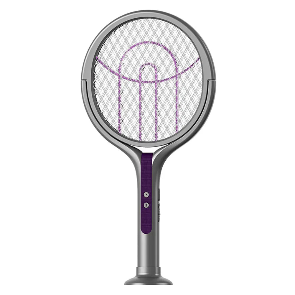 Rechargeable Electric Fly Swatter Mosquito Zapper Racket Lamp