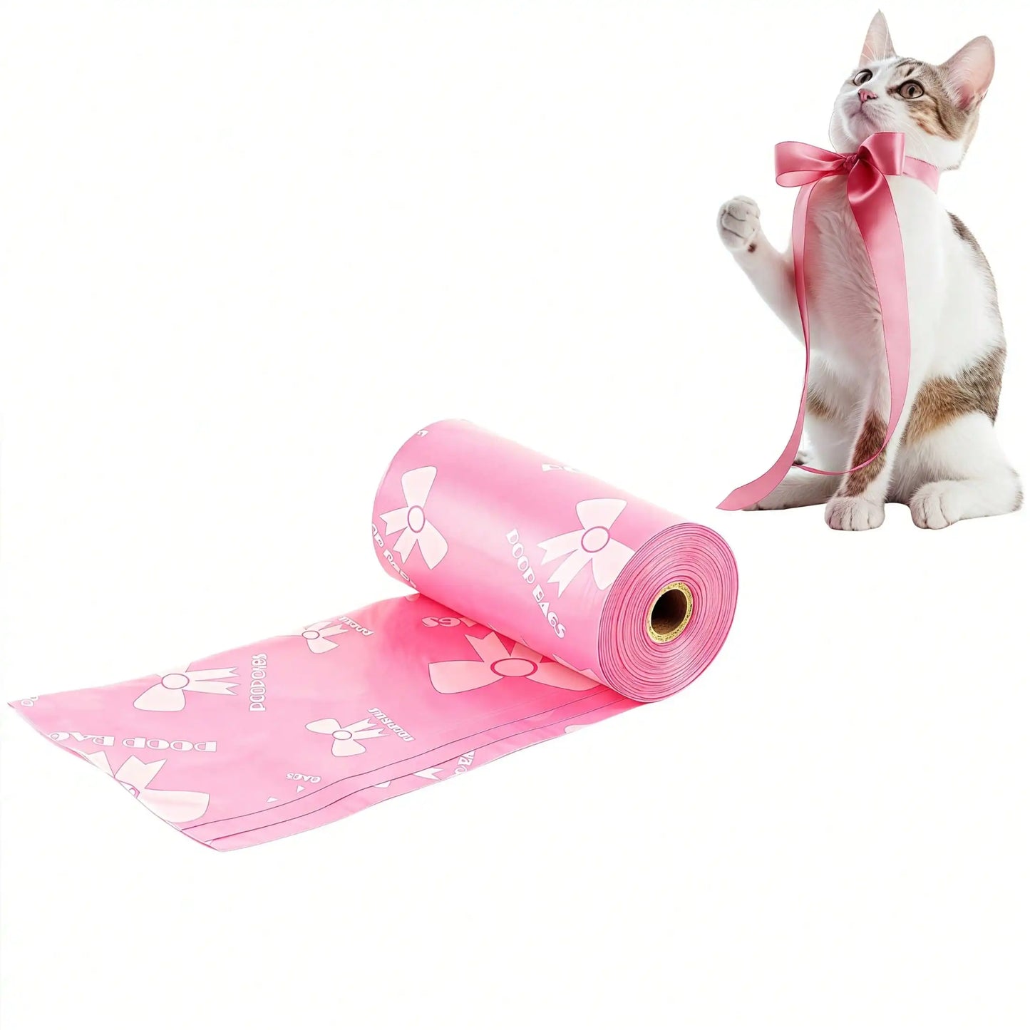 Leak-Proof Dog Poop Bags 180 Count Thick Polyethylene Suitable For Cats And Dogs