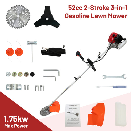 Gas Powered 4-In-1 Weed Wacker With Four Heads All-In-One Tool