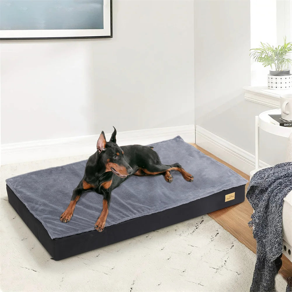 BORWART CN Orthopaedic Dog Bed Waterproof Removable Washable Cover Crate