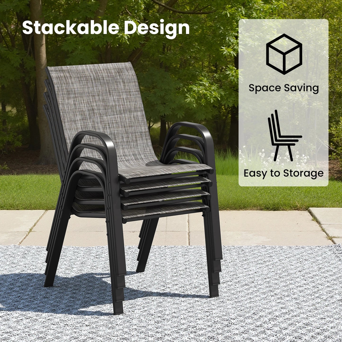 Farini 7-Piece Outdoor Dining Set For 6 With Metal Table And Chairs