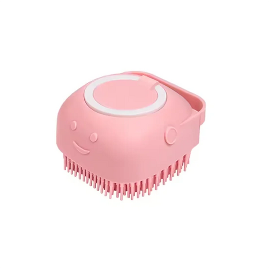 Pet Massage Brush Silicone Bath Tool For Dogs And Cats