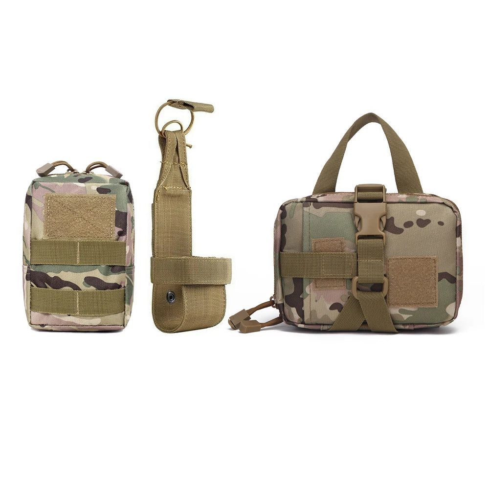 Petravel Dog Tactical Bags Set Molle Pouches Belt Harness