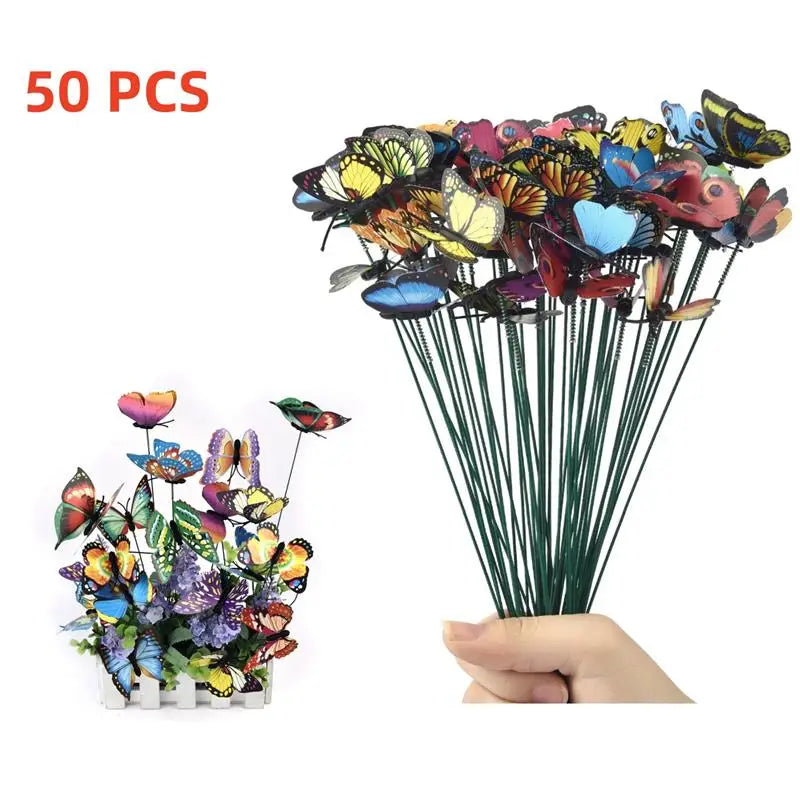 Butterfly Garden Stakes Decor For Outdoor Yard And Planters