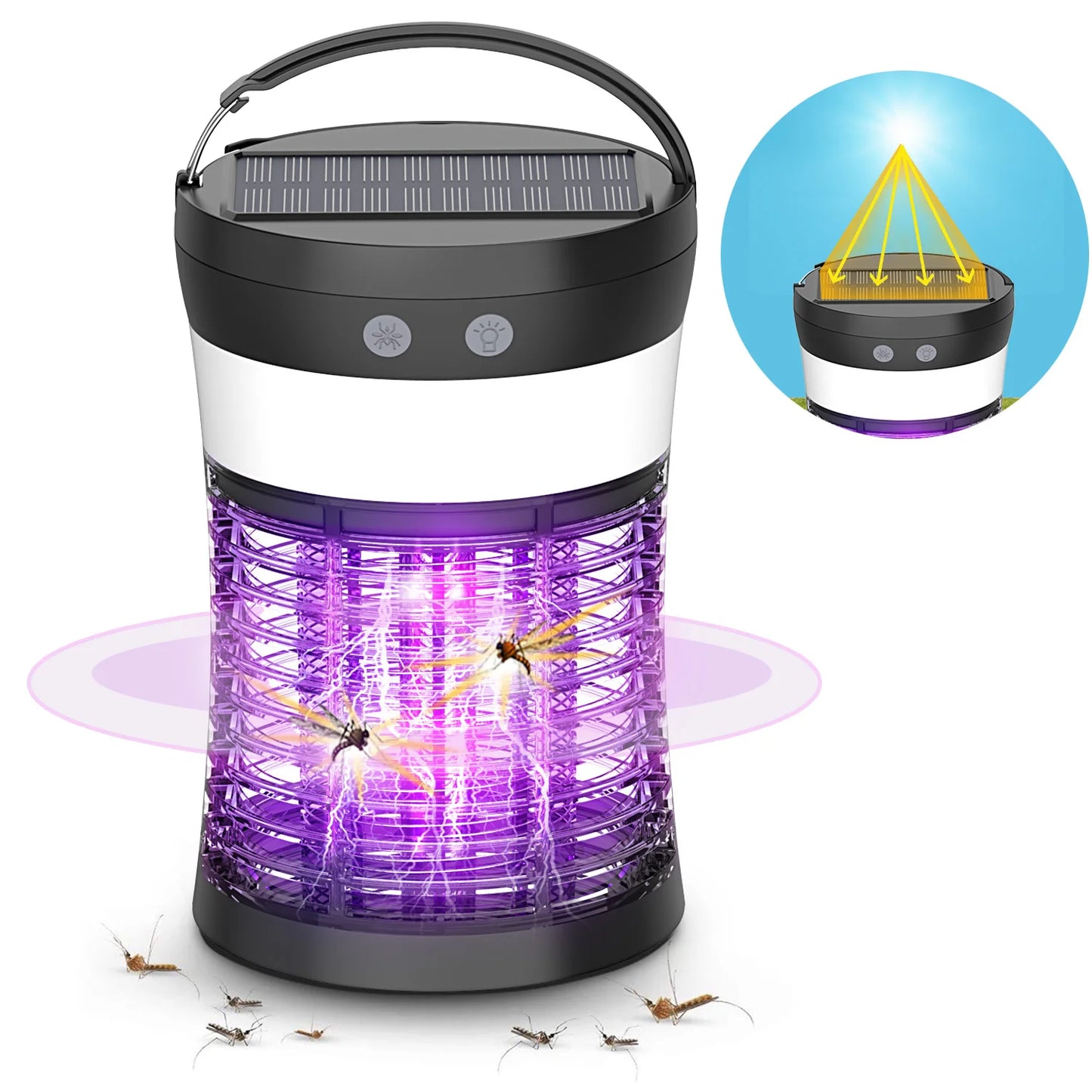 Bug Zapper 3000V Mosquito Killer Rechargeable Indoor Outdoor