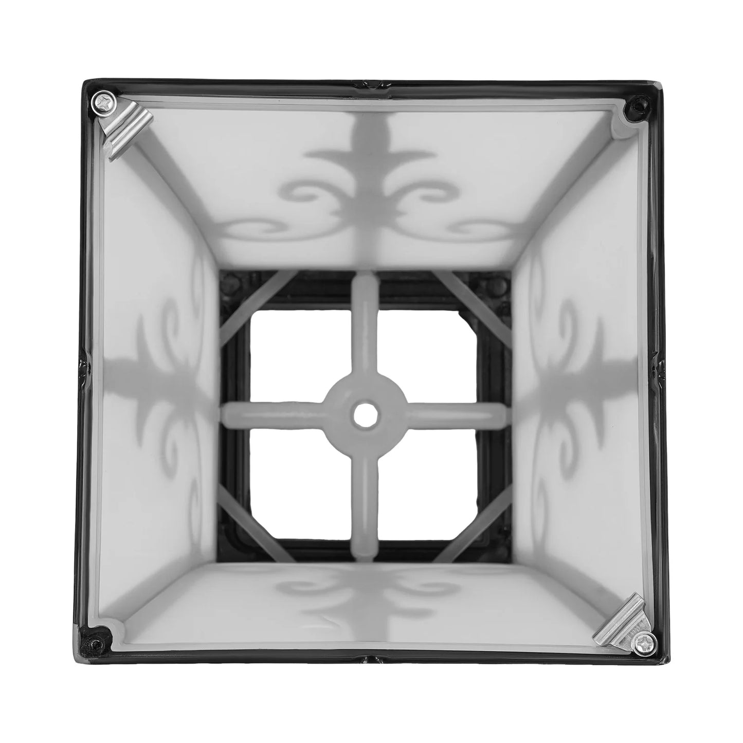 Bymaocar Outdoor Solar Post Light Aluminum Pillar With Remote Control