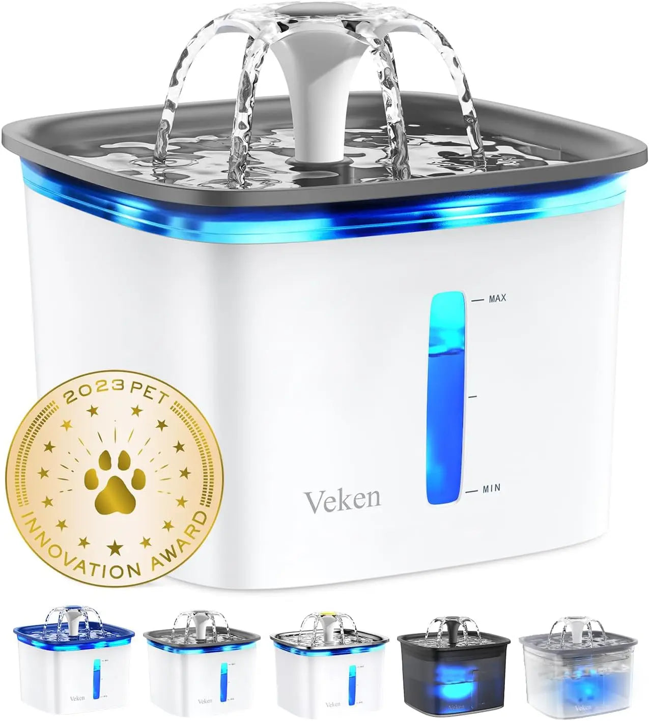 Award Winning Pet Fountain Automatic Water Dispenser With Replacement Filters