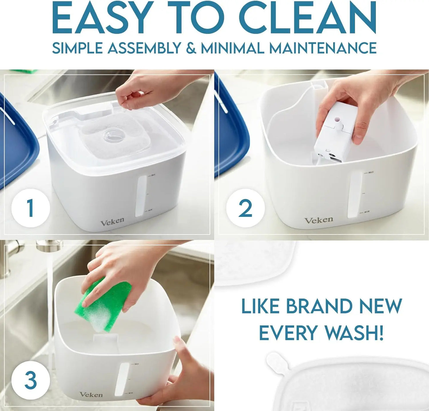 Award Winning Pet Fountain Automatic Water Dispenser With Replacement Filters