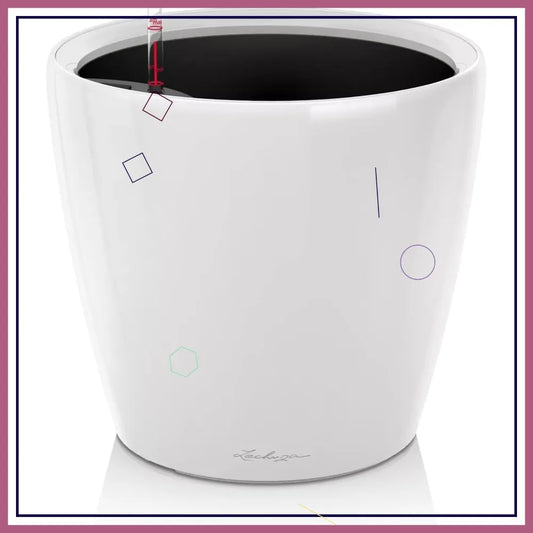 Self-Watering Plant Pot With Drainage Hole Indoor Outdoor Planter