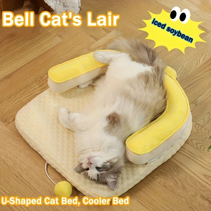Summer Cooling Cat Bed Self-Cooling Mat For Cats And Dogs