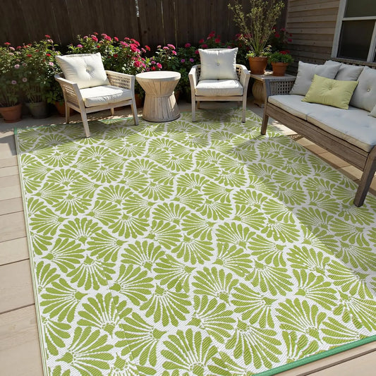 Lightweight Outdoor Plastic Rug Waterproof Mat Camping Picnics