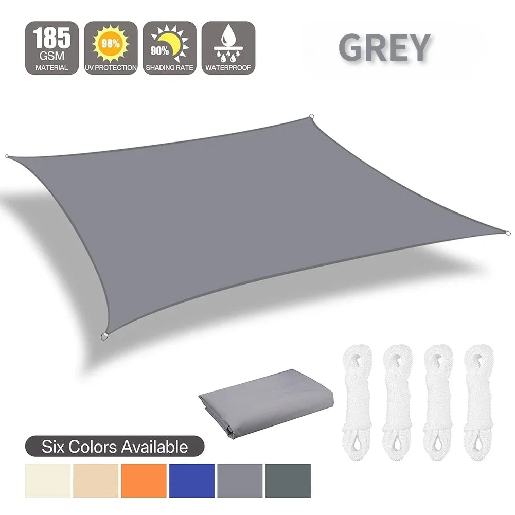Waterproof Shade Sail Canopy For Outdoor Patio And Garden