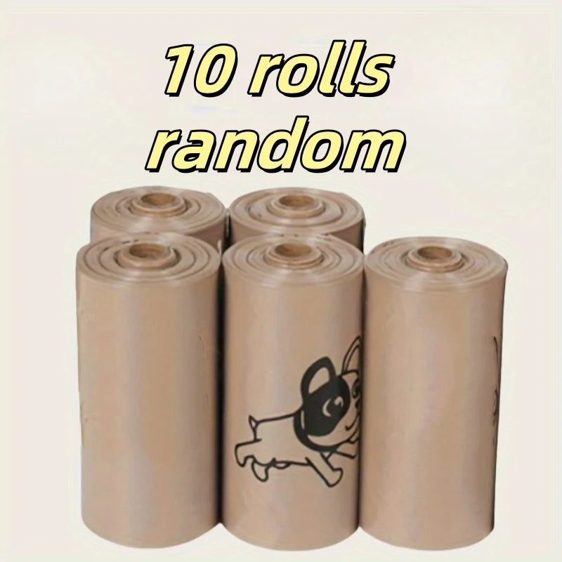 Leak-Proof Dog Poop Bags 180 Count Thick Polyethylene Suitable For Cats And Dogs