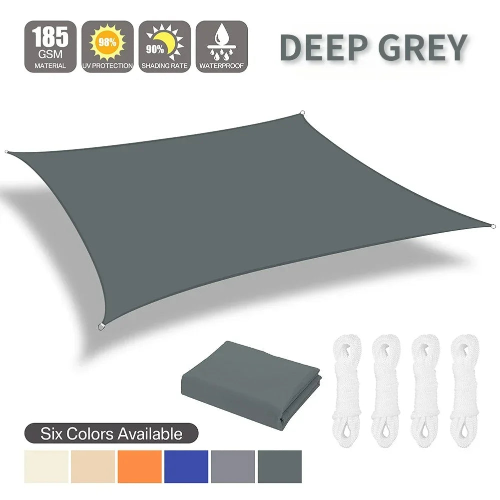 Waterproof Shade Sail Canopy For Outdoor Patio And Garden