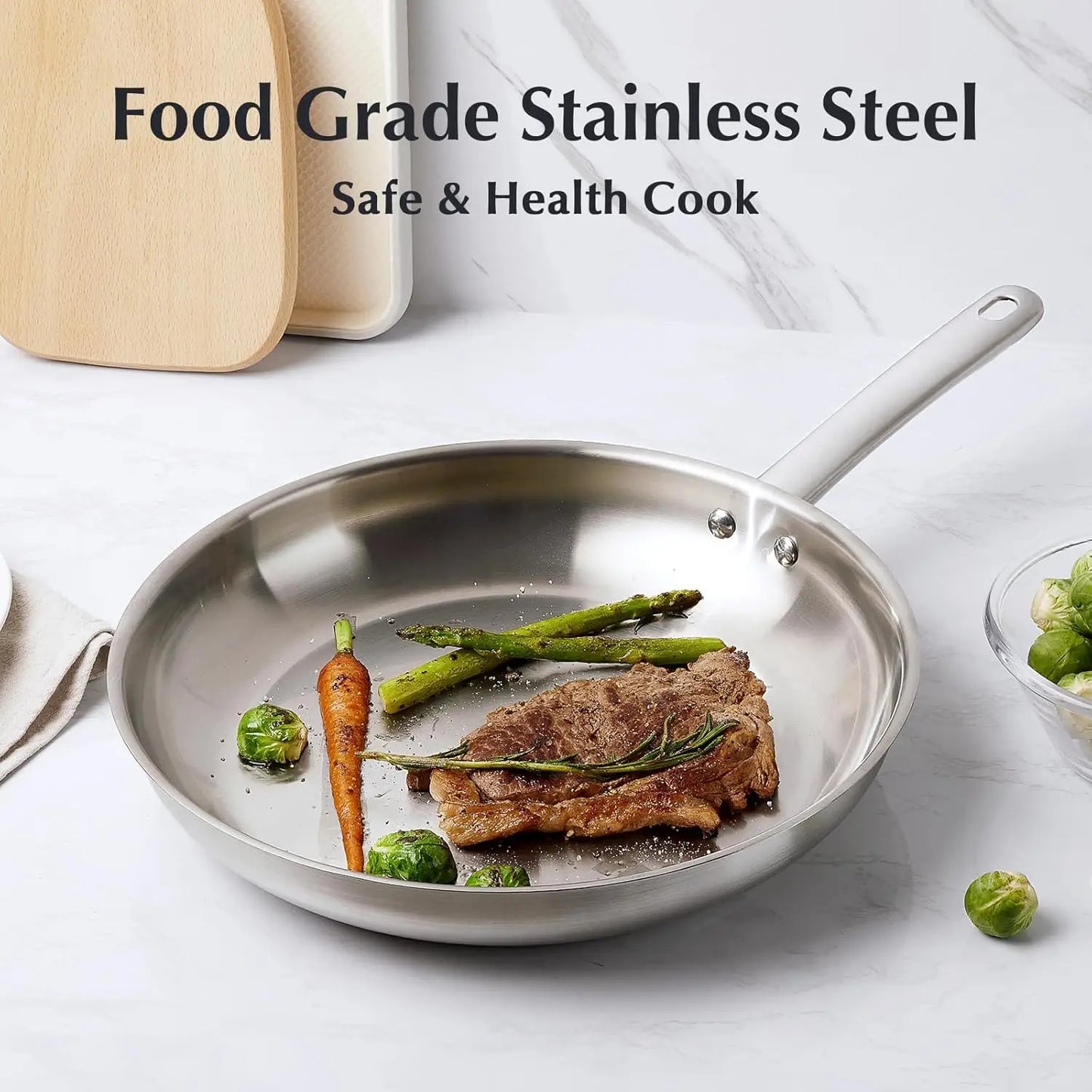 KOCH SYSTEME CS Stainless Steel Cookware Set for Professionals
