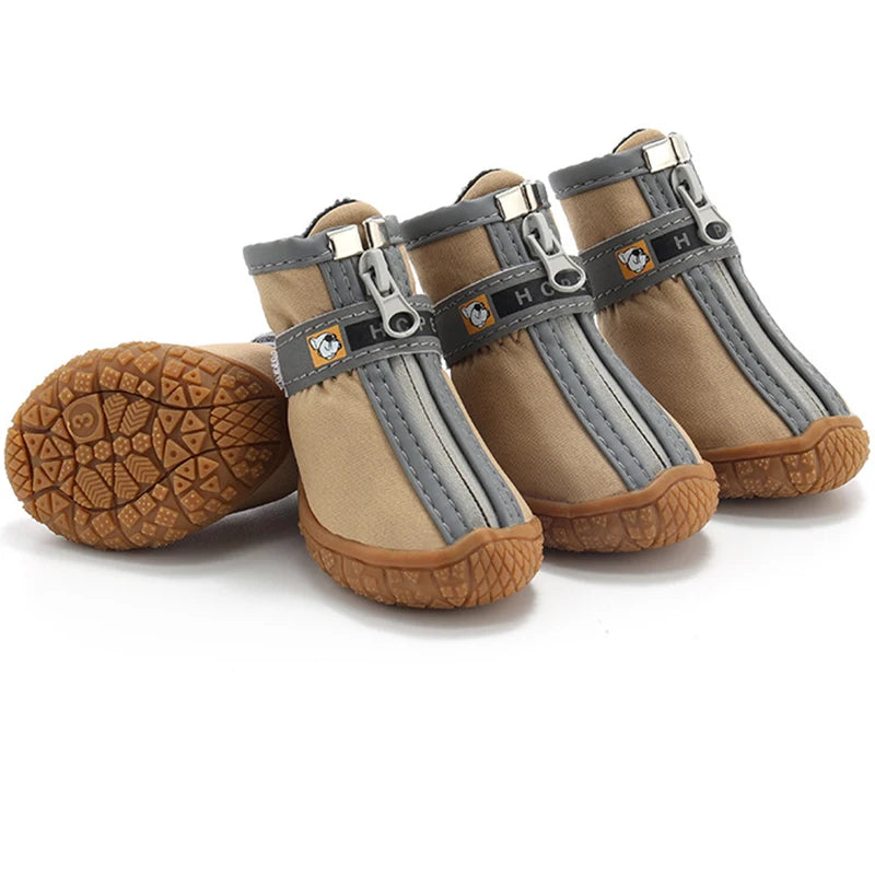 Dog Shoes Non Slip Breathable Plush Protection Paw Boots