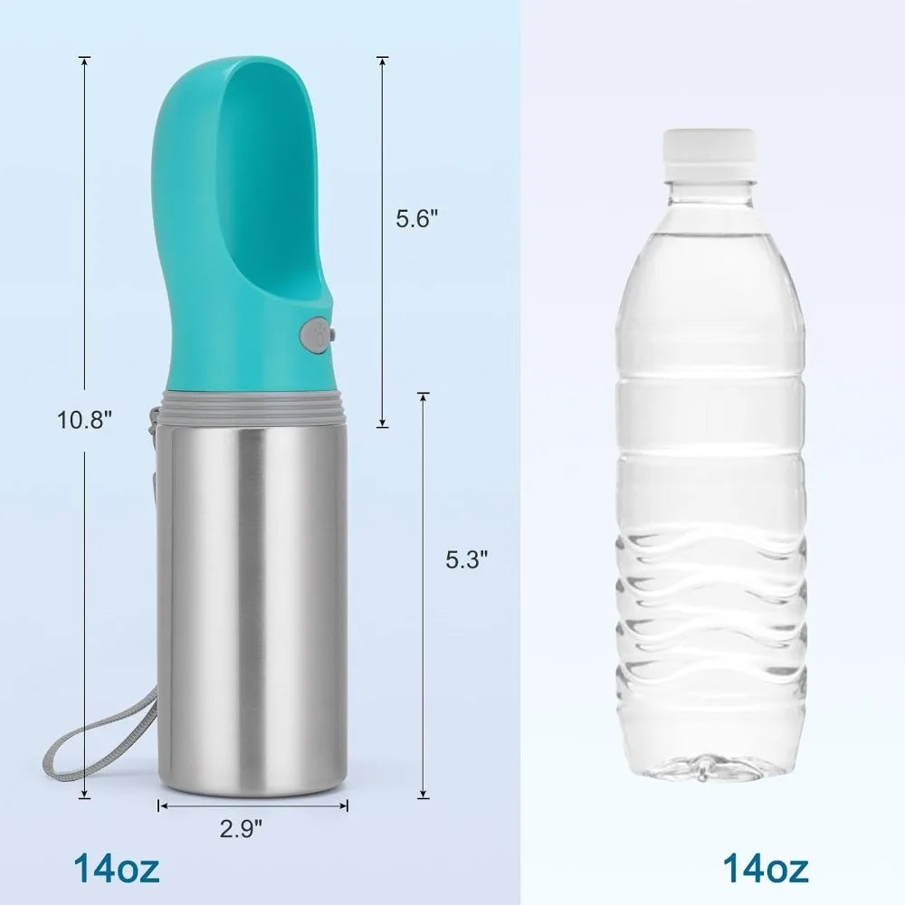 Portable Dog Water Bottle Travel Dispenser For Walking And Hiking