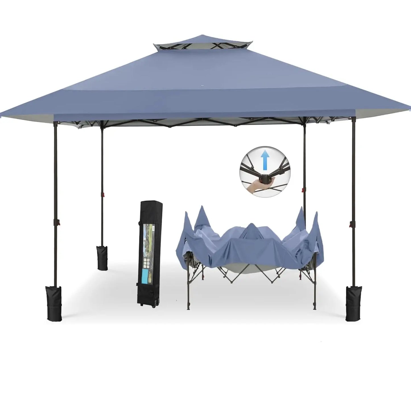 Pop Up Canopy Tent Gazebo Shelter For Outdoor Patio Use