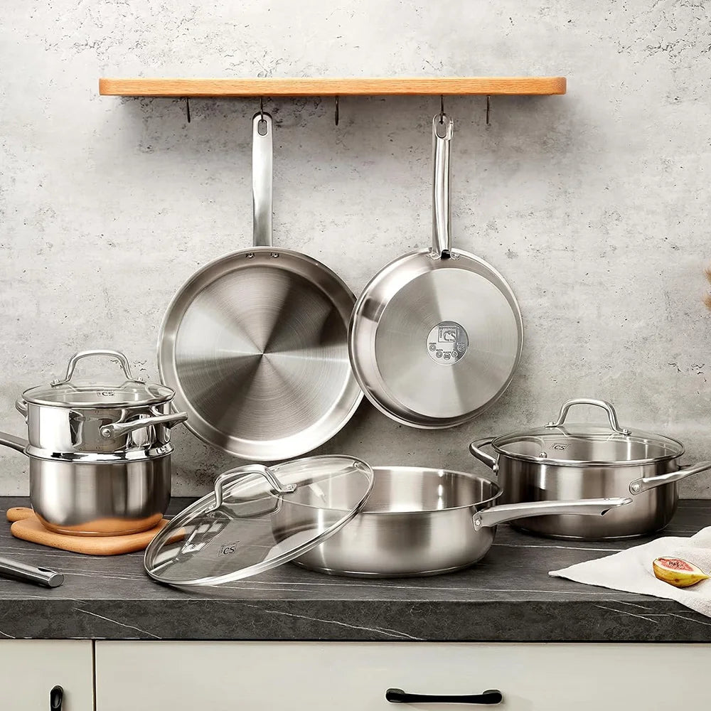 KOCH SYSTEME CS Stainless Steel Cookware Set for Professionals