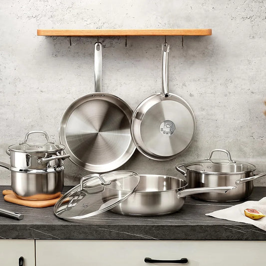 KOCH SYSTEME CS Stainless Steel Cookware Set for Professionals