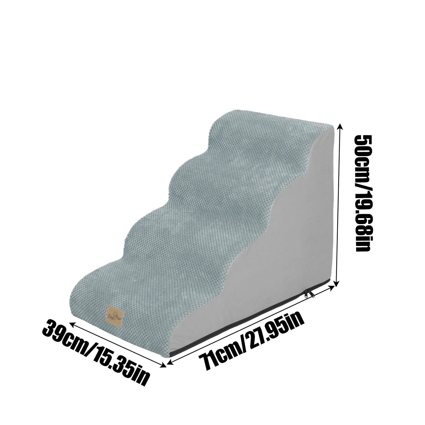 Pet Dog Stairs for High Beds and Sofas With Non Slip Washable Cover