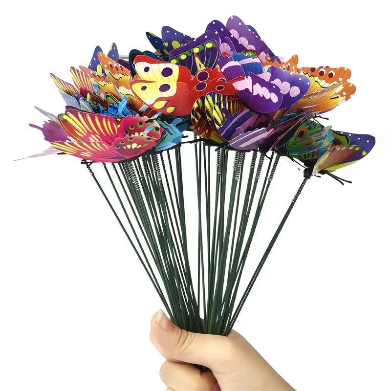 Butterfly Garden Stakes Decor For Outdoor Yard And Planters
