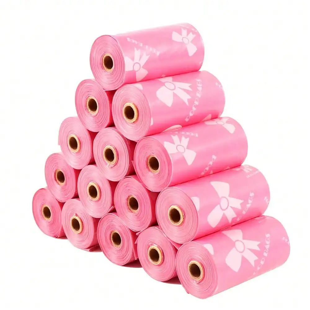 Leak-Proof Dog Poop Bags 180 Count Thick Polyethylene Suitable For Cats And Dogs