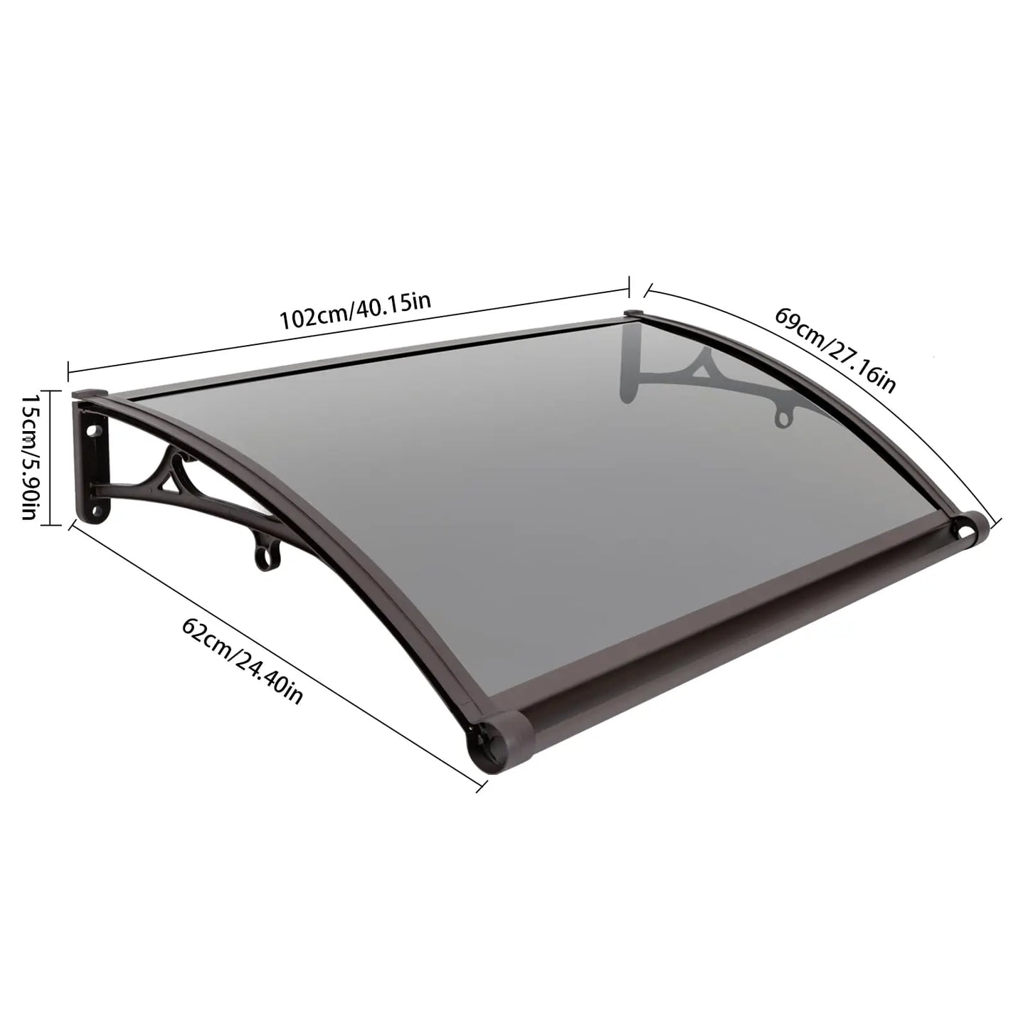 Exterior Door Canopy Awning With UV Protection For Porch