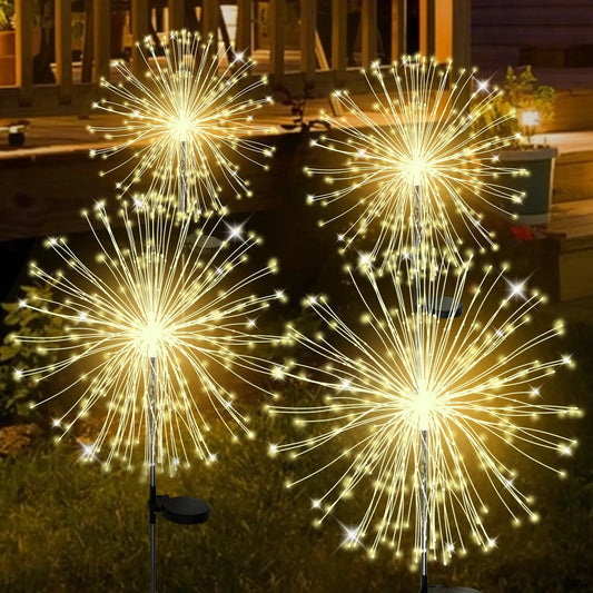 120LED Solar Firework Light For Garden Outdoor Decor