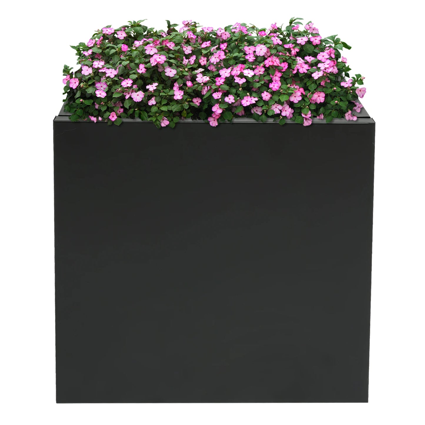 Outdoor Metal Planter Boxes Square Cube For Garden