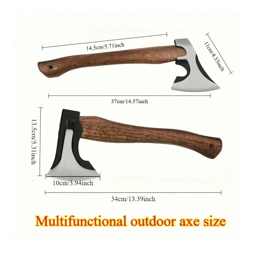 Multifunctional Gardening Axe With Forged Steel Head