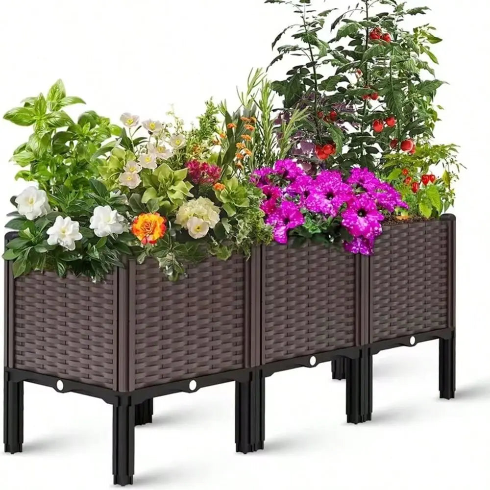 Modular Raised Garden Bed With Legs For Small Spaces Planter
