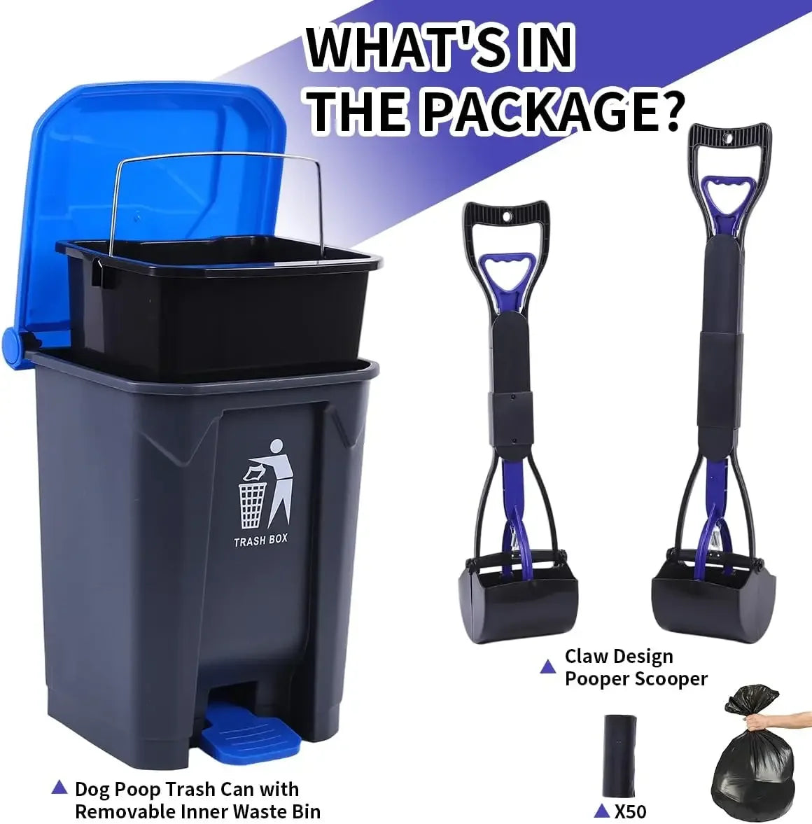 Pooper Scooper Duo Pack With Durable Handles And Quality