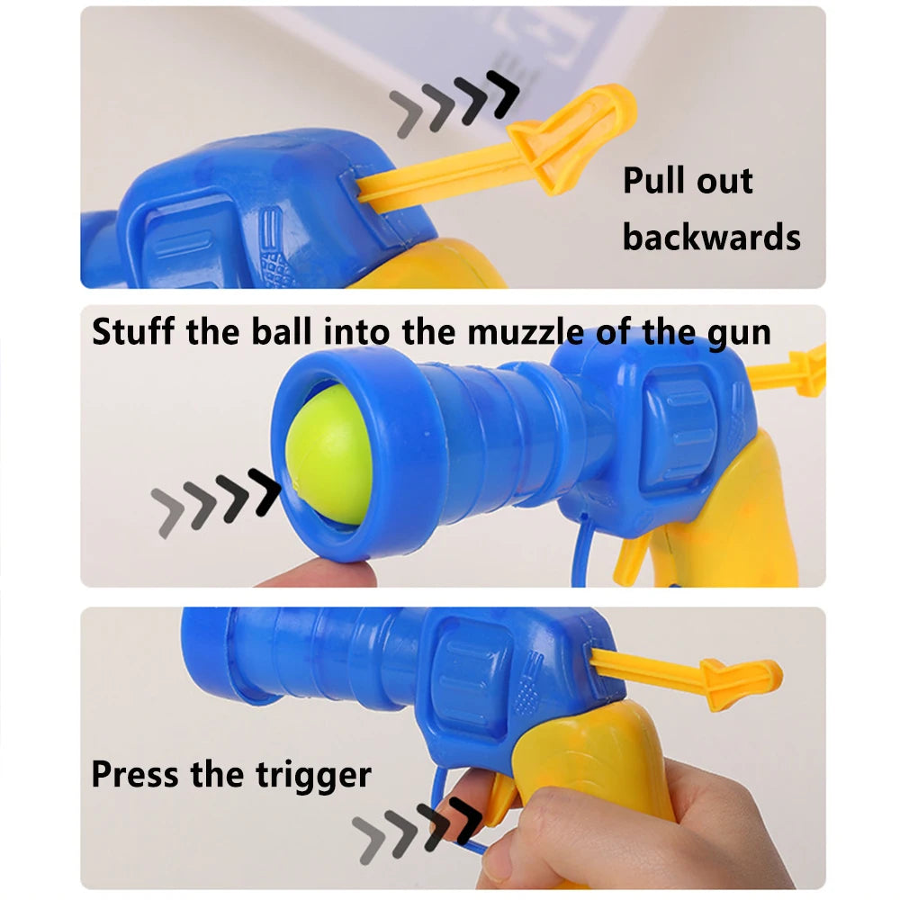 Cat Plush Ball Launcher Toy For Interactive Pet Play