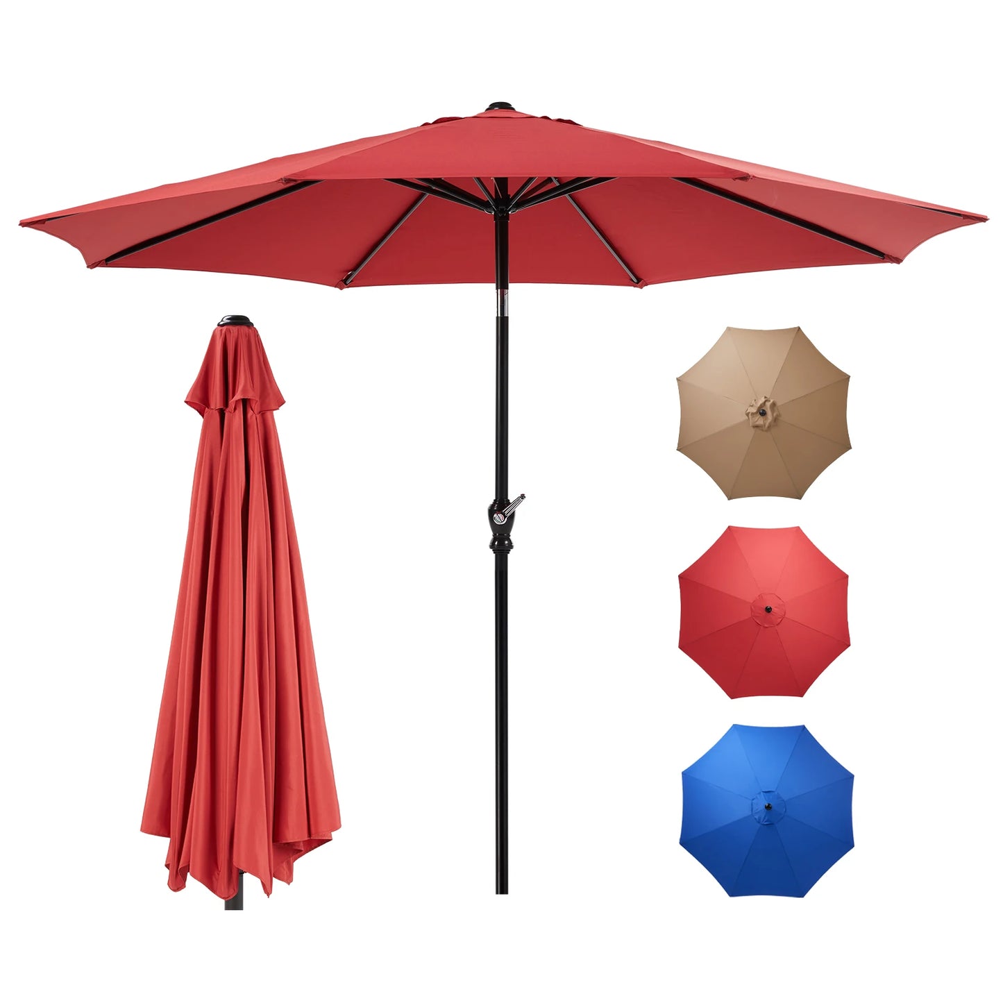 JHK Outdoor Patio Sunshade UV Protection Waterproof Umbrella For Backyard