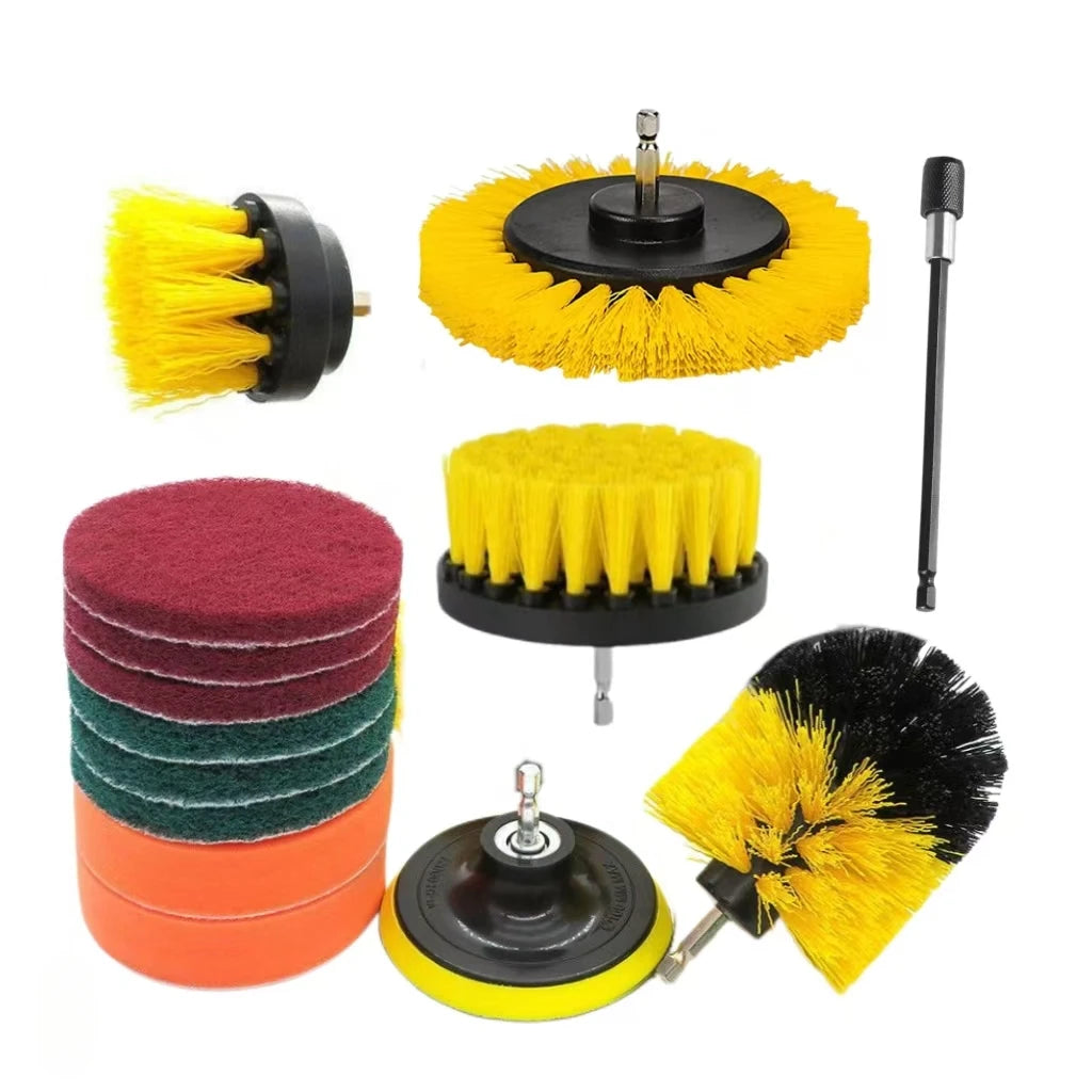 Power Scrubber Drill Brush Kit For Cleaning Tile, Bathroom, Carpet