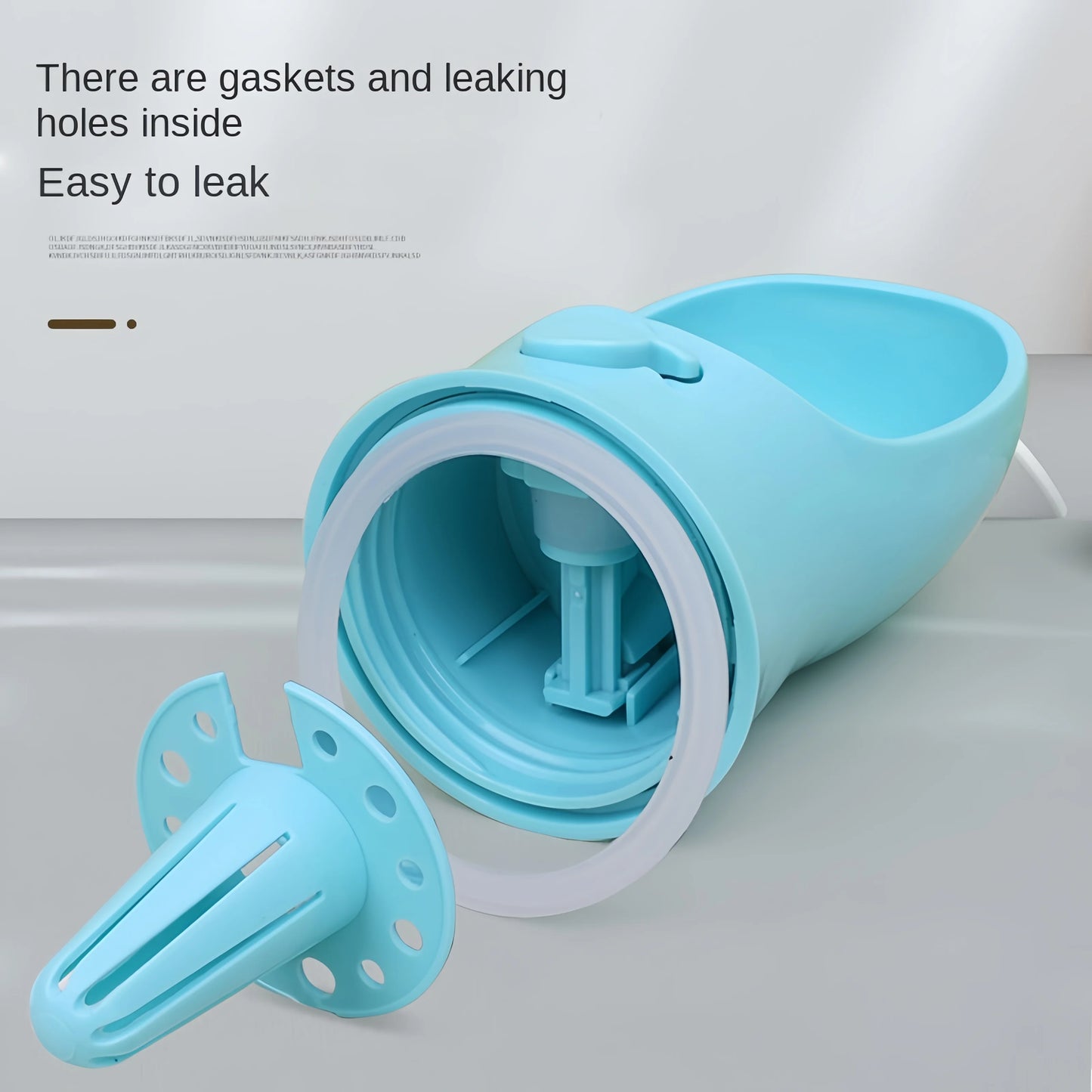 Portable Dog Cat Water Bottle With Food Storage for Travel