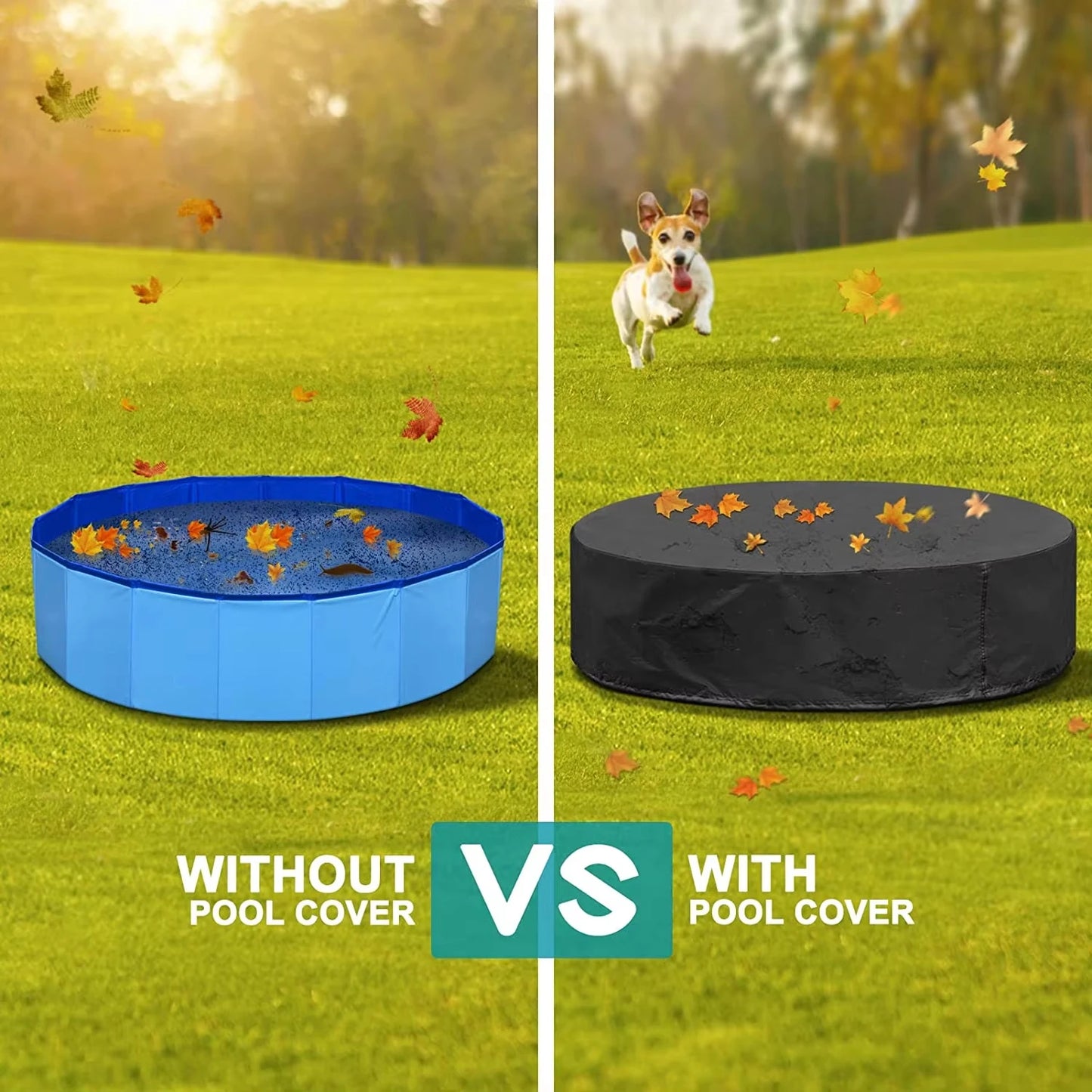 Foldable Dog Pool Portable Bath Tub For Large Dogs Durable