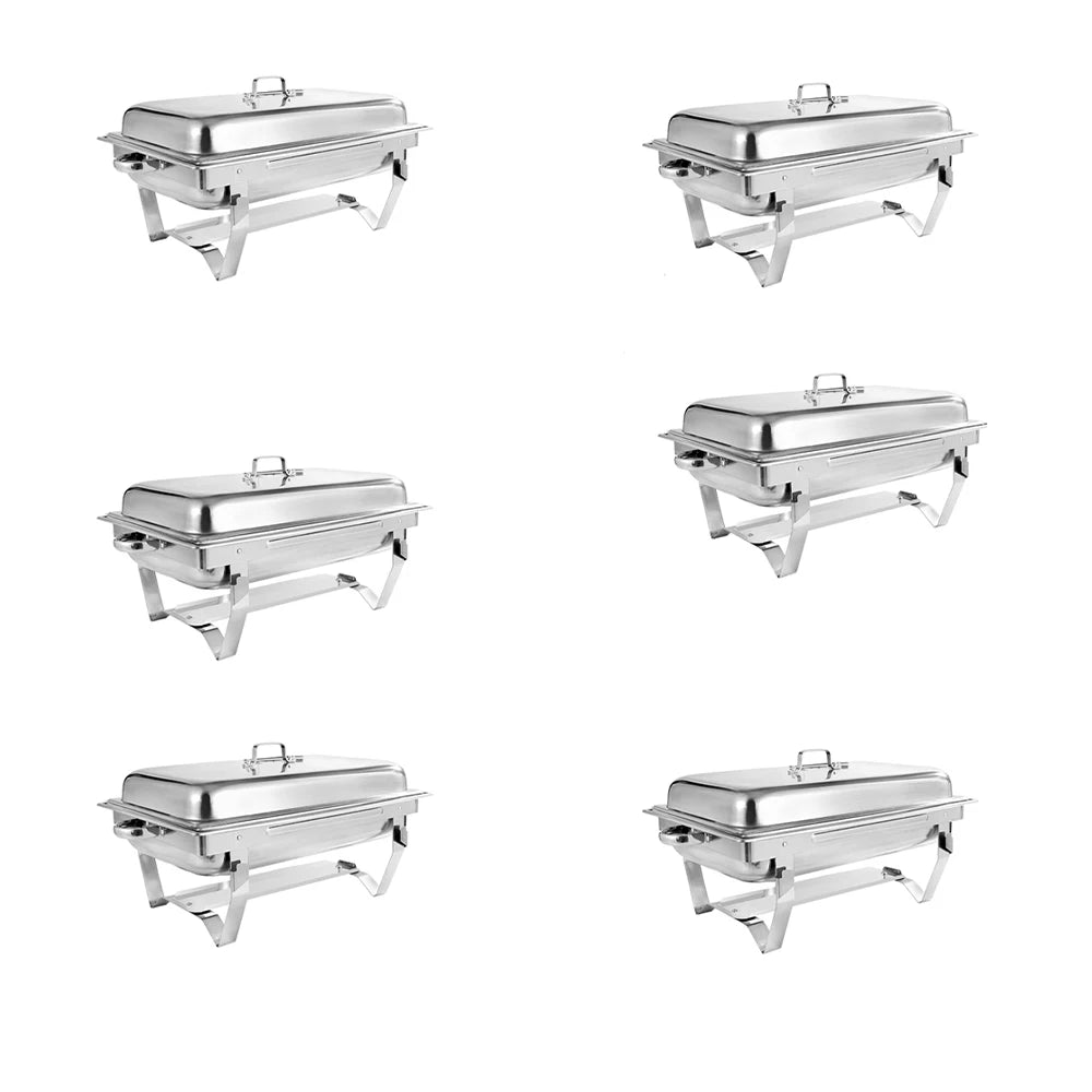Stainless Steel Chafing Dish Buffet Set With Fuel Holders