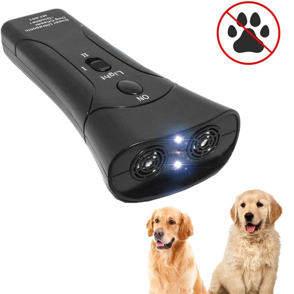 Dog Anti Barking Ultrasonic Training Device Repeller Without Battery